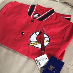 Custom Black Label Starter STL Cardinals Jacket